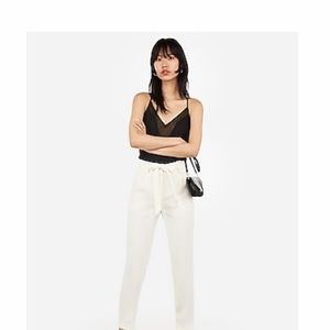 Express V-neck mesh cami